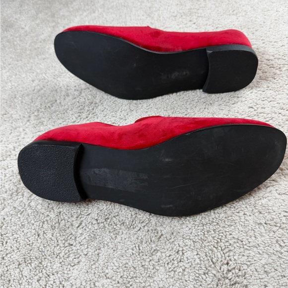 May Anthony Mens Red Velvet Deadhead Grateful Dead Marching Bears Sz 13 - Picture 3 of 9